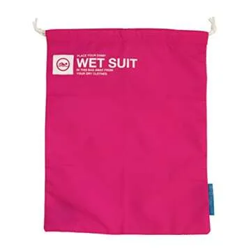 Stylish Pink Wet Suit Packing Bag for Aquatic Enthusiasts