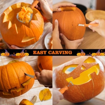Halloween Pumpkin Carving Kit with 25 Stencils