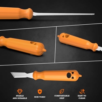 Halloween Pumpkin Carving Kit with 25 Stencils