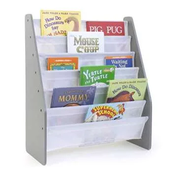 Humble Crew Kids Bookrack Storage Organizer, Toddler Height
