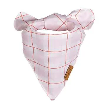 Remy+Roo Valentines Dog Bandana- 2 Pack | Sweetheart Set | Premium Durable Fabric Valentines Bandanas for Dogs | Adjustable Fit | Multiple Sizes Offered (Large)