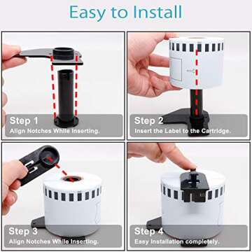 COLORWING DK-2205 Label Rolls for Brother QL Printers