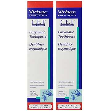 CET Malt Toothpaste for Dogs and Cats - 2 Pack