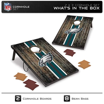 NFL Philadelphia Eagles Deluxe Cornhole Set for Game Day Fun