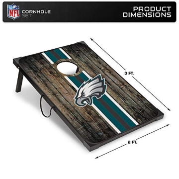 NFL Philadelphia Eagles Deluxe Cornhole Set for Game Day Fun