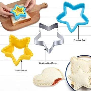 Sandwich Cutter and Sealer Set for Creative Lunches