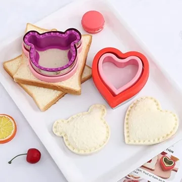Sandwich Cutter and Sealer Set for Creative Lunches