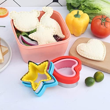 Sandwich Cutter and Sealer Set for Creative Lunches