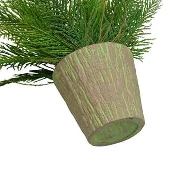 Lifelike SHACOS Artificial Potted Boston Fern Set of 2