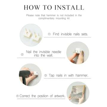 InSimSea Golden Framed Vintage Canvas Wall Art Arkville Landscape Rustic Country Road Home Decor 16x24in, Outskirts Classical Painting Prints for Livingroom Bedroom Wall Decor Nature Gallery Art