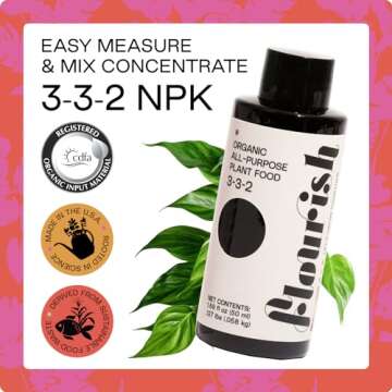 Flourish Organic All-Purpose Plant Food for Indoor Growth