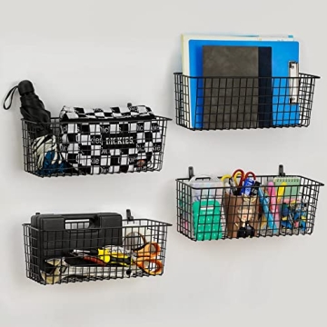 Extra Large Wall-Mounted Baskets for Home Organization