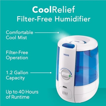 Vicks CoolRelief Humidifier - Comfort for All Ages