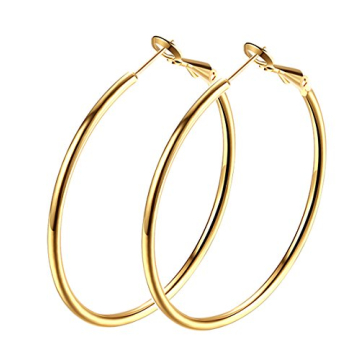 Elegant 18K Gold Plated Hoop Earrings for Every Occasion
