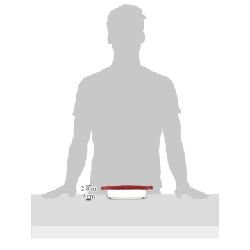 Anchor Hocking 8-Inch Glass Baking Dish with Lid