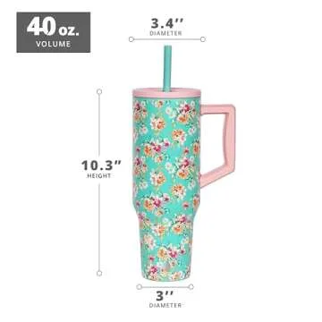 Elemental 40 oz Spill Proof Tumbler with Straw