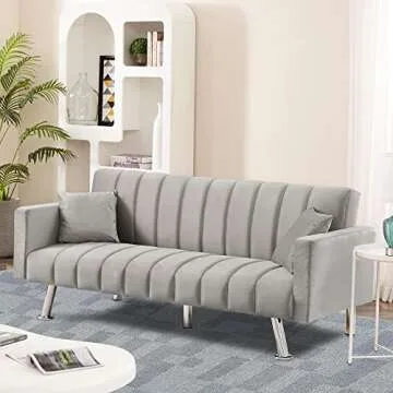 Lamerge Futon Sofa Bed - Comfortable, Stylish & Compact