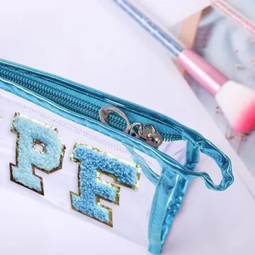 Trendy COSHAYSOO Clear Makeup Bag - SPF Pouch for Summer