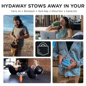 HYDAWAY Collapsible Water Bottle - Eco-Friendly Travel Hydration