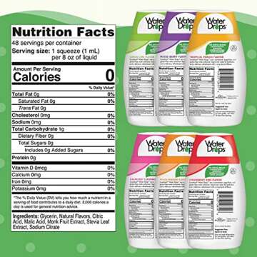 SweetLeaf Stevia Water Drops - Water Enhancer Variety Pack, Sugar Free Stevia Water Flavoring Drops,...