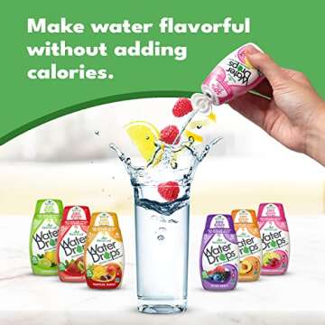 SweetLeaf Stevia Water Drops - Water Enhancer Variety Pack, Sugar Free Stevia Water Flavoring Drops, Lemon Lime, Raspberry Lemonade, and 4 More Refreshing Flavors, 1.62 Oz Ea (Pack of 6)
