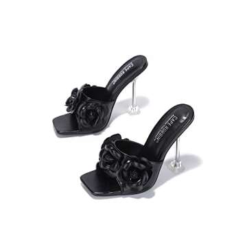 Cape Robbin Lania High Heels For Women - Stylish Open Toe Shoes