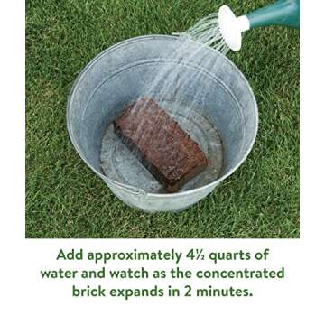 Burpee Organic Coconut Coir Concentrated Seed Starting Mix, 16 Quart