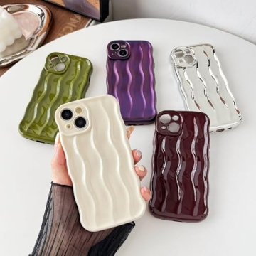 Stylish Caseative iPhone 14 Case with Water Ripple Design