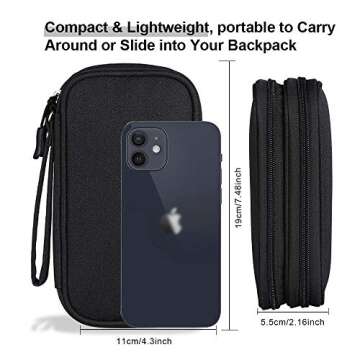 Compact DDgro Electronics Travel Organizer for Gadgets