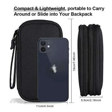 Compact DDgro Electronics Travel Organizer for Gadgets