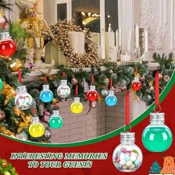 Leyndo Christmas Fillable Booze Balls 150 Pcs