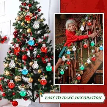 Leyndo Christmas Fillable Booze Balls 150 Pcs