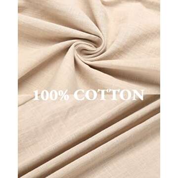 Ekouaer Women's 100% Cotton Sweatsuit Sets Short Sleeve Lounge Set Casual Loose Fit Outfits