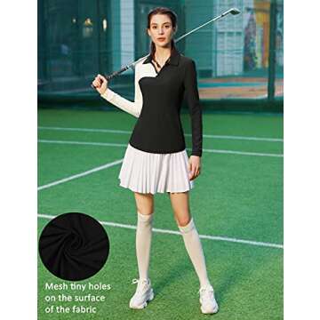 JACK SMITH Women's Long Sleeve Golf Shirts