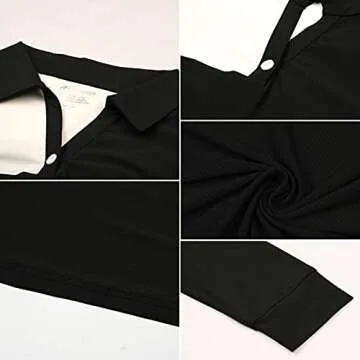 JACK SMITH Women's Long Sleeve Golf Shirt - Comfort & Style