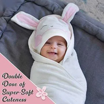 FOREVERPURE Ultra Soft Hooded Baby Towels for Bathing