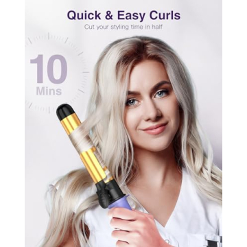 ZAVAREA Self-Rotating Curling Iron for Easy Beach Waves