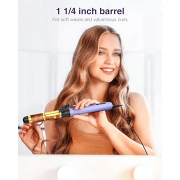 ZAVAREA Self-Rotating Curling Iron for Easy Beach Waves