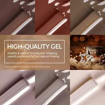 Modelones Brown Series Gel Polish Set for Stunning Nails