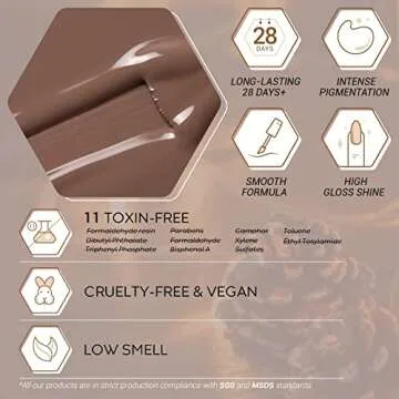 Modelones Brown Series Gel Polish Set for Stunning Nails