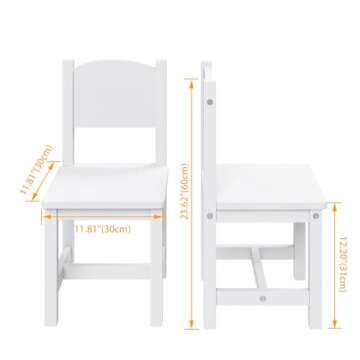 Timy Toddler Wooden Chairs – Safe and Sturdy Kids Seating