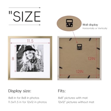 ArtbyHannah Gold Gallery Wall Frame Set 9 Picture Frames