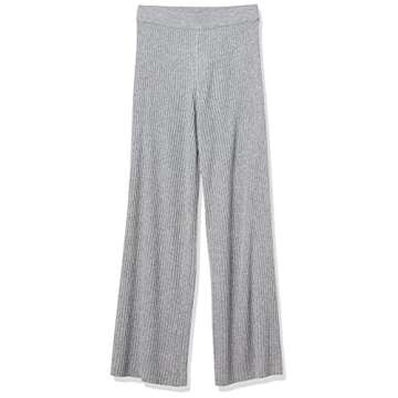 The Drop Women's Catalina Pull-On Rib Sweater Pant, Heaher Grey, M