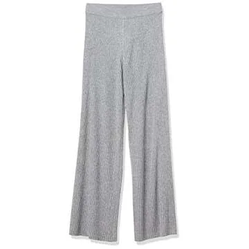The Drop Women's Catalina Pull-On Rib Sweater Pant, Heaher Grey, M