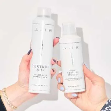 AIIR Dry Texture Mousse - Volumizing & Thickening Mousse, Blowout Mousse to Lift Roots and Add Frizz Free Fullness & Body For Long Lasting Styles and Overnight Curls, Weightless For Fine Hair, 6.5oz