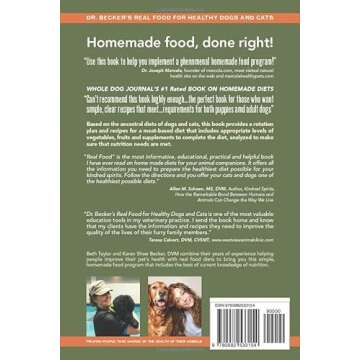 Dr Becker's Real Food For Healthy Dogs and Cats: Simple Homemade Food