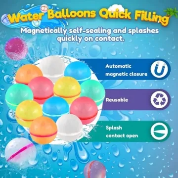 Durable Reusable Water Balloons for Summer Fun