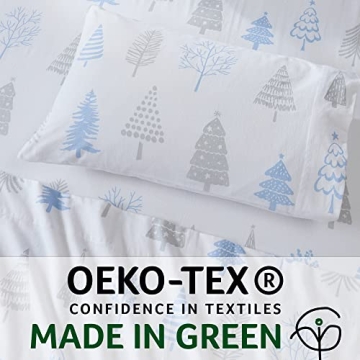 Comfortable 100% Cotton Flannel Bedding Set | Warm Winter Sheets