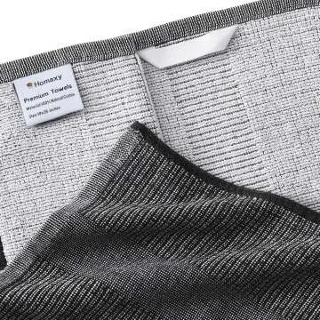 Homaxy Premium Cotton Kitchen Towels Set, 6 Pack