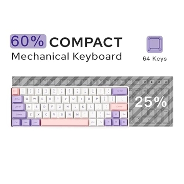 EPOMAKER EP64 60% Mechanical Keyboard with Custom Switches
